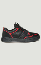 Scoby men's leather basketball sneakers - BLACK | Bikkembergs