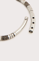 Bikkembergs men's bracelet with hexagons and diamonds - Full Price | Bikkembergs