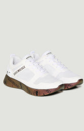 Women's sneakers Fleurienne with printed soles - WHITE | Bikkembergs