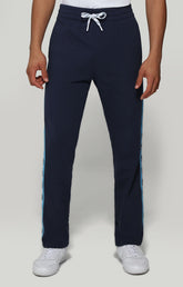Men's sweatpants with tape - BLUE | Bikkembergs