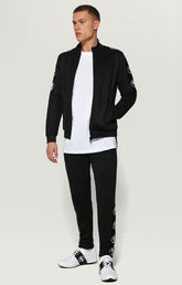 Men's sweatpants with contrast logo - BLACK | Bikkembergs