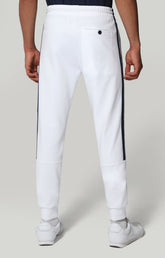 Pantaloni da tuta in felpa interlock - OPTICAL WHITE | Bikkembergs