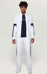Pantaloni da tuta in felpa interlock - OPTICAL WHITE | Bikkembergs