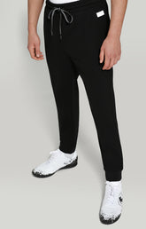 Men's sweatpants in stretch fabric - BLACK | Bikkembergs