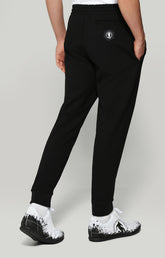 Men's sweatpants in stretch fabric - BLACK | Bikkembergs