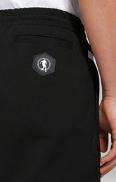 Men's sweatpants in stretch fabric - BLACK | Bikkembergs