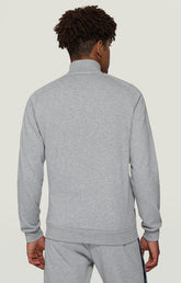 Men's sweatshirt with contrast bands - GREY MELANGE | Bikkembergs
