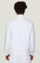 Men's sweatshirt with liquid logo - OPTICAL WHITE | Bikkembergs