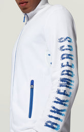 Men's sweatshirt with liquid logo - OPTICAL WHITE | Bikkembergs