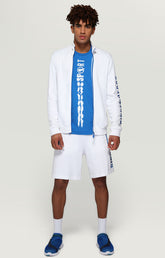 Men's sweatshirt with liquid logo - OPTICAL WHITE | Bikkembergs