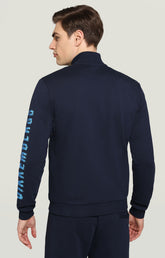 Men's sweatshirt with liquid logo - BLUE | Bikkembergs