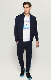 Men's sweatshirt with liquid logo - BLUE | Bikkembergs