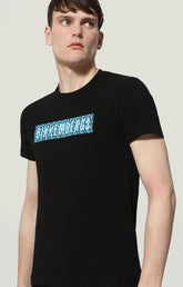 Men's T-shirt with Bikkembergs print - BLACK | Bikkembergs