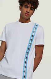 Men's T-shirt with applique - OPTICAL WHITE | Bikkembergs