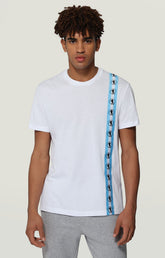 Men's T-shirt with applique - OPTICAL WHITE | Bikkembergs