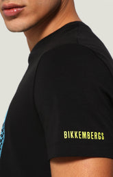 Men's T-shirt with Dive print - BLACK | Bikkembergs