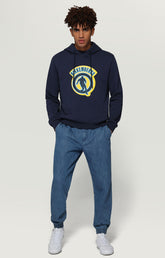 Men's sweatshirt with 3D print - BLUE | Bikkembergs