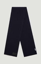 Men's scarf with patch 25x180 cm - Focus On Man | Bikkembergs