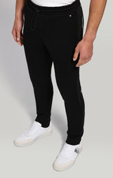 Men's sweatpants with tape - BLACK | Bikkembergs