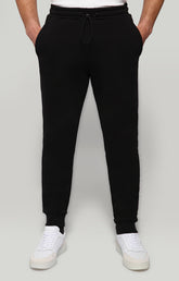 Men's sweatpants with tape - BLACK | Bikkembergs