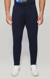 Men's sweatpants with tape - BLUE | Bikkembergs