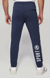 Men's fleece sweatpants - BLUE | Bikkembergs