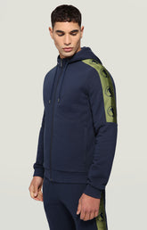 Felpa uomo tape jacquard - BLUE | Bikkembergs