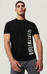 Men's T-shirt with rubber print - BLACK | Bikkembergs