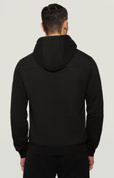 Hoodie men's sweatshirt with print - BLACK | Bikkembergs