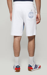 Men's fleece shorts - OPTICAL WHITE | Bikkembergs