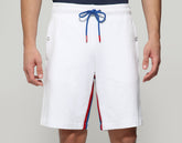 Men's fleece shorts - OPTICAL WHITE | Bikkembergs