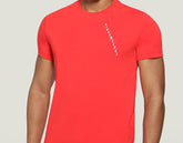Men's T-shirt with print on back - RED | Bikkembergs