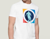 Men's T-shirt with soccer print - OPTICAL WHITE | Bikkembergs