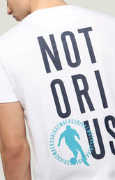 Men's T-shirt front/back print - OPTICAL WHITE | Bikkembergs
