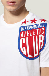 Men's T-shirt Athletic Club - OPTICAL WHITE | Bikkembergs