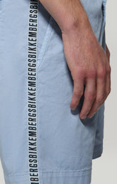 Men's shorts with elastic waistband - AZURE | Bikkembergs