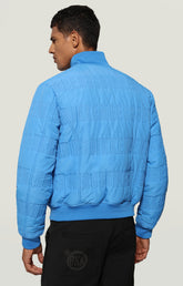 Men's quilted puffer jacket - AZURE | Bikkembergs