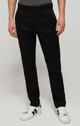 Men's pants with intarsia - BLACK | Bikkembergs