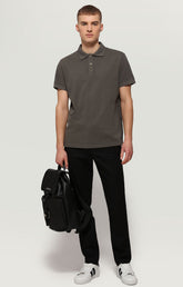 Men's pants with intarsia - BLACK | Bikkembergs