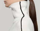 Women's pullover with needlepunch decoration - Focus On Woman | Bikkembergs