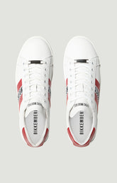 Men's sneakers - Recoba M - WHITE/RED | Bikkembergs