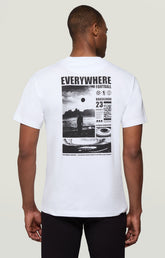 Men's T-shirt front/back print - OPTICAL WHITE | Bikkembergs