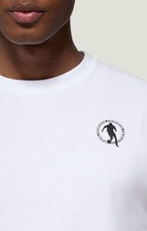Men's T-shirt front/back print - OPTICAL WHITE | Bikkembergs