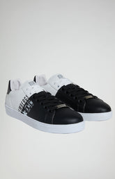 Recoba M color-block men's sneakers - BLACK/WHITE | Bikkembergs