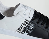 Recoba M color-block men's sneakers - BLACK/WHITE | Bikkembergs