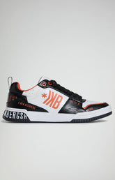 Shaq M men's sneakers - BLACK/ORANGE/WHITE | Bikkembergs