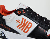 Shaq M men's sneakers - BLACK/ORANGE/WHITE | Bikkembergs
