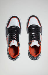 Shaq M men's sneakers - BLACK/ORANGE/WHITE | Bikkembergs