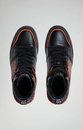 Shaq M holographic men's sneakers - BLACK/ORANGE | Bikkembergs