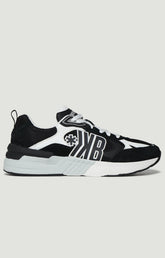 Men's double lace sneakers - Dunga M - BLACK/WHITE | Bikkembergs